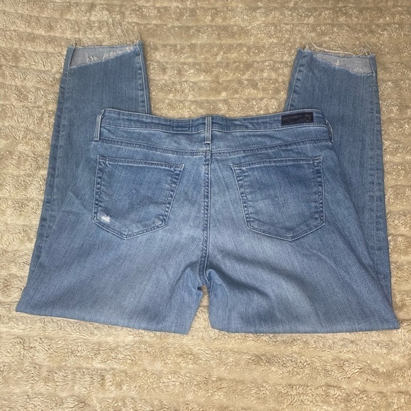 AG Adriano Goldschmeid Stevie Slim capri jeans Size 31 - Picture 7 of 9